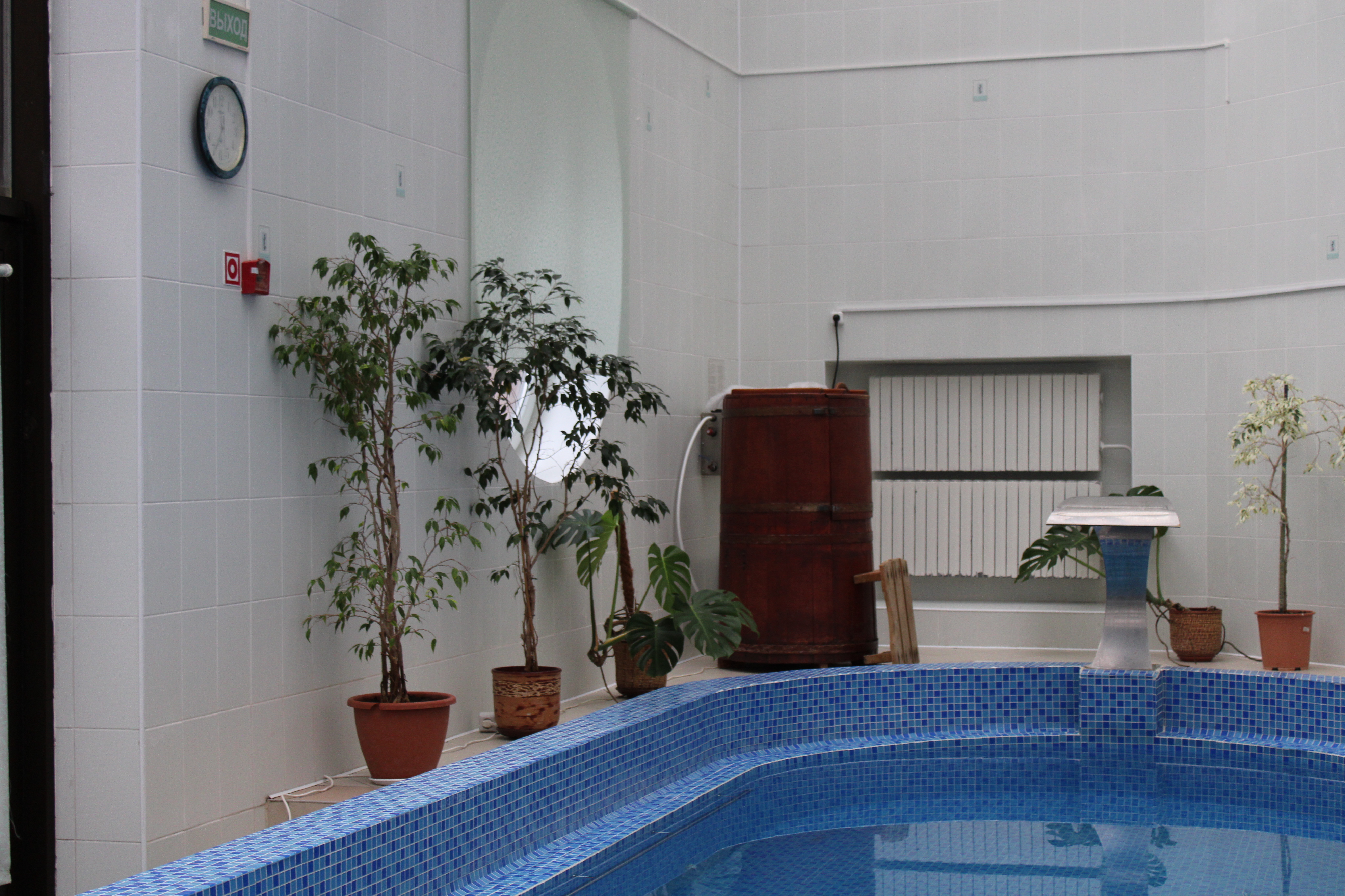 Посещение бассейна